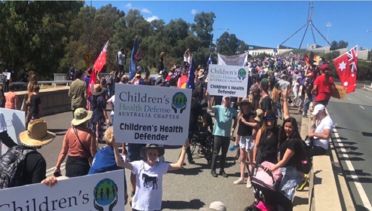 CHD Canberra protest